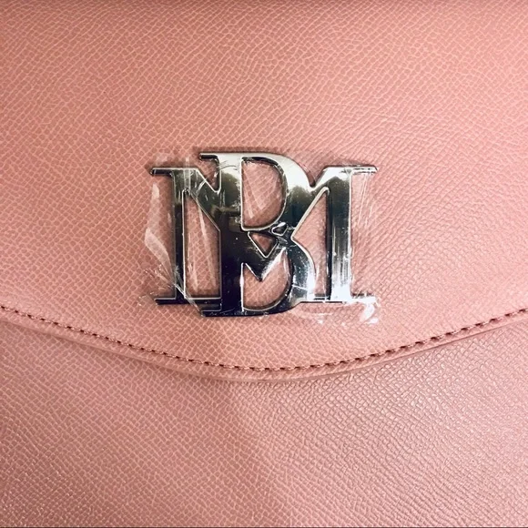 PRIVATELY SOLD!!! Badgley Mishka pink vegan leather and silver metal crossbody - Picture 6 of 10